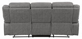 Higgins Pillow Top Arm Upholstered Motion Sofa Grey