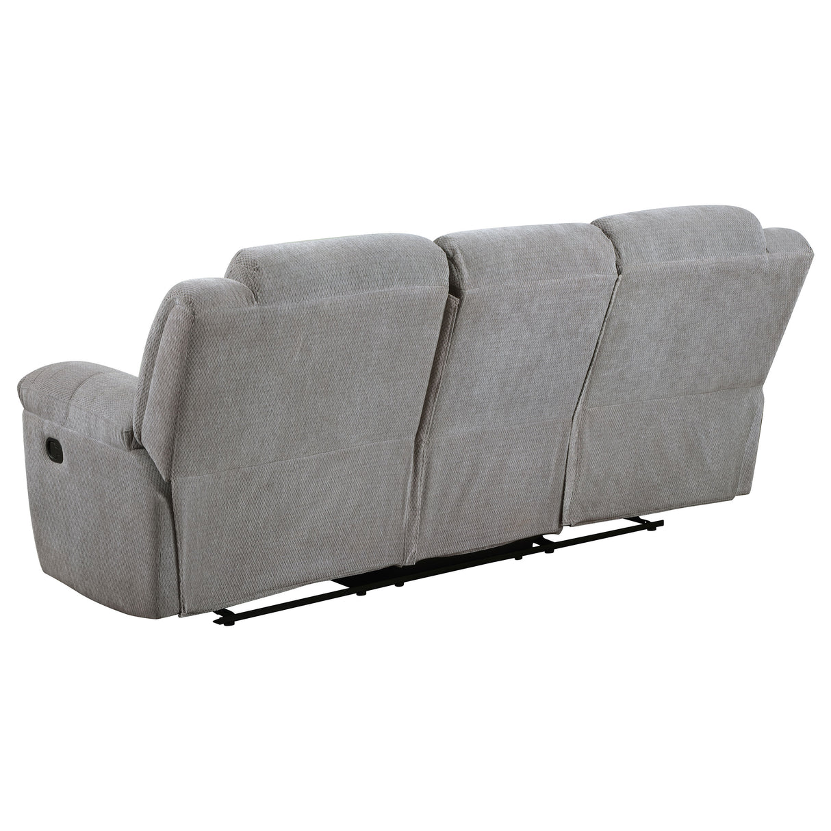 Gilson Grey 2-Piece Chenille Upholstered Sofa Set