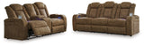 Wolfridge Power Reclining Sofa and Loveseat