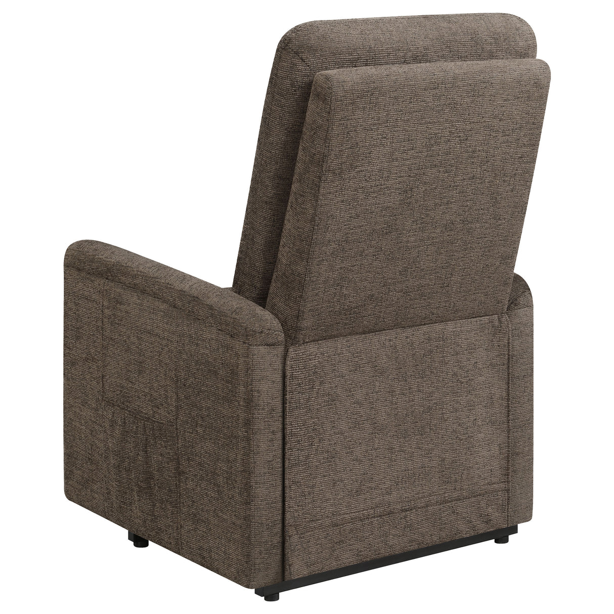 Henrietta Power Lift Recliner With Storage Pocket Brown