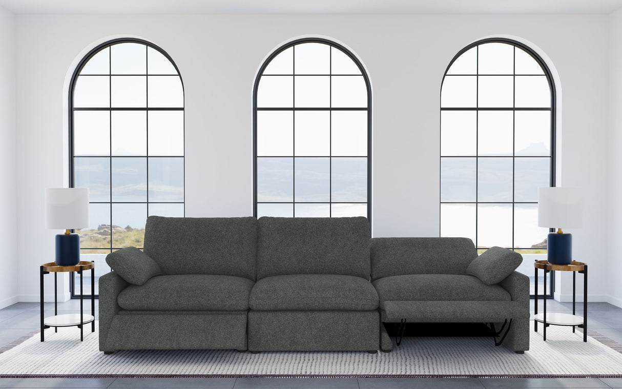 Collins Dark Grey Modular Power Sofa