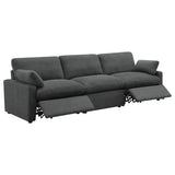 Collins Dark Grey Modular Power Sofa