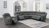 Bahrain Charcoal 6-Piece Modular Reclining Sectional Sofa