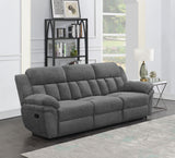 Bahrain Charcoal Upholstered Motion Sofa