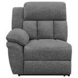 Bahrain Charcoal Upholstered Motion Sofa