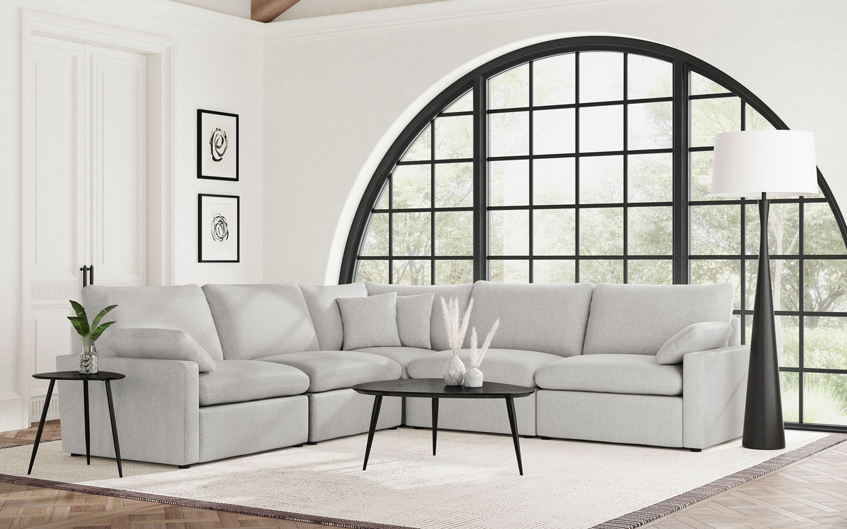 Collins Grey Modular Power Reclining Sectional Sofa Set