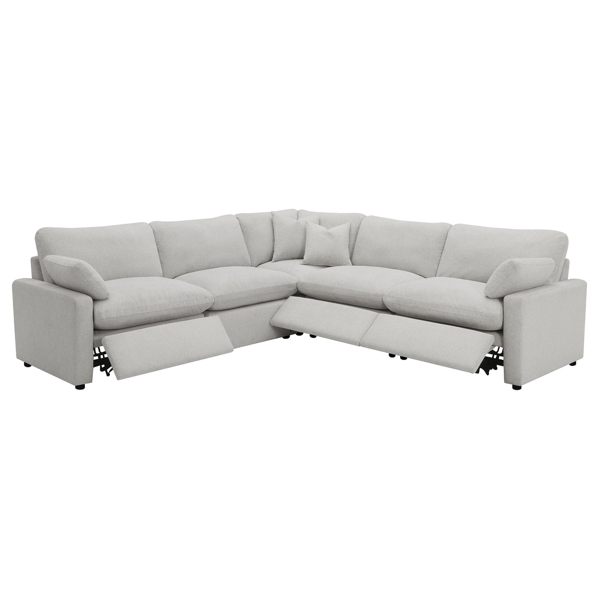 Collins Grey Modular Power Reclining Sectional Sofa Set