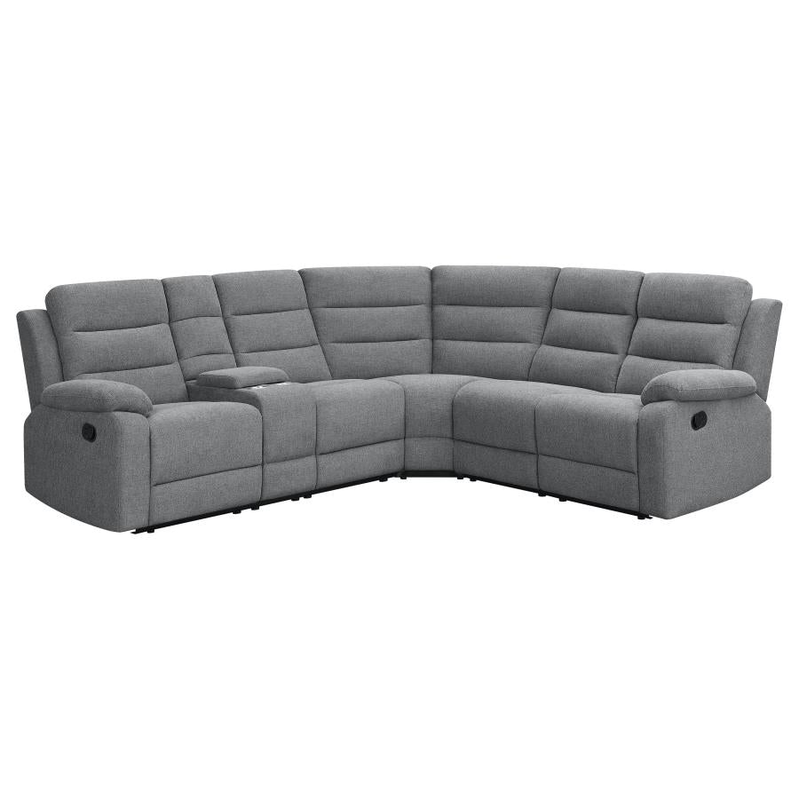 David Smoke Upholstered Reclining Sectional Sofa