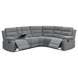 David Smoke Upholstered Reclining Sectional Sofa