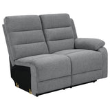 David Smoke Upholstered Reclining Sectional Sofa