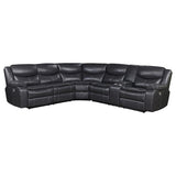 Sycamore Dark Grey Upholstered Power Reclining Sectional Sofa