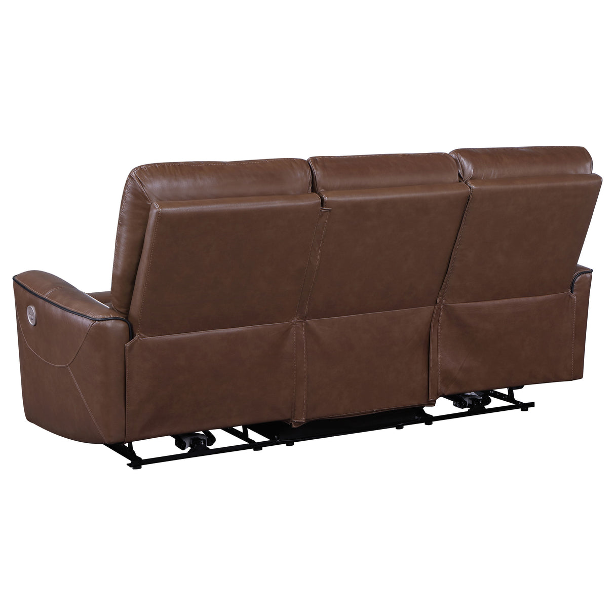 Greenfield Saddle Brown 2-Piece Power Reclining Sofa Set