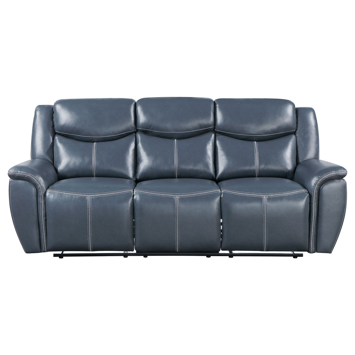 Sloane Blue 2-Piece Upholstered Reclining Sofa Set