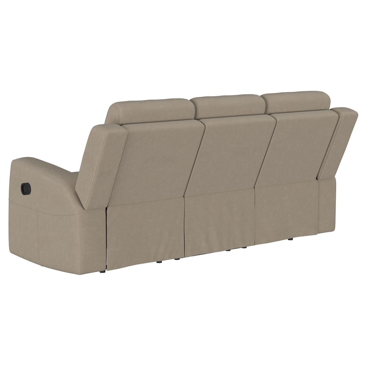 Brentwood Taupe 2-Piece Upholstered Reclining Sofa Set