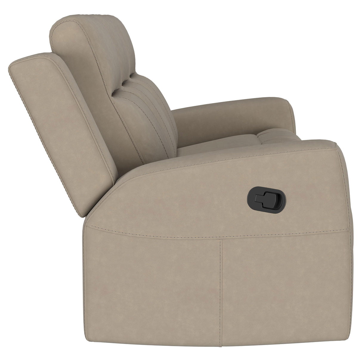 Brentwood Taupe 3-Piece Upholstered Reclining Sofa Set