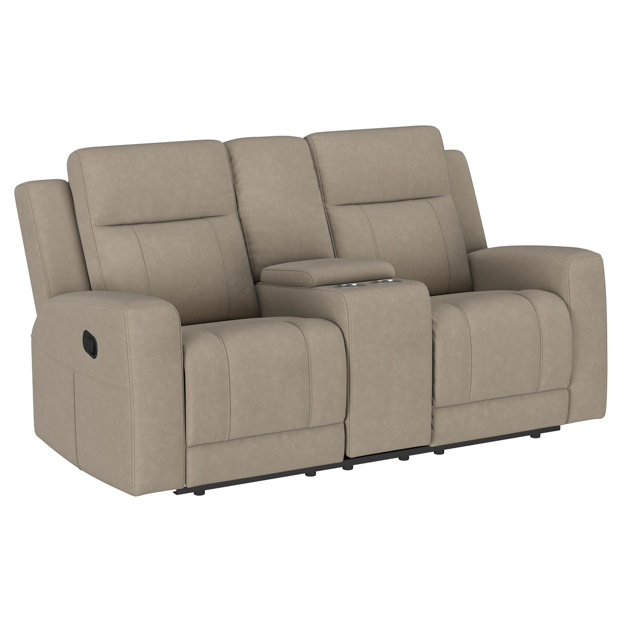 Brentwood Taupe 3-Piece Upholstered Reclining Sofa Set