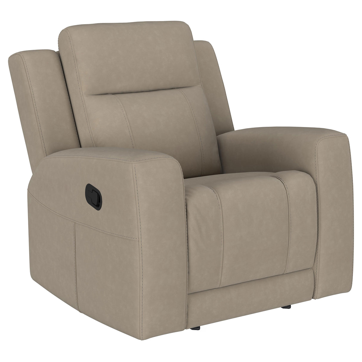 Brentwood Taupe 3-Piece Upholstered Reclining Sofa Set