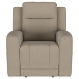 Brentwood Taupe 3-Piece Upholstered Reclining Sofa Set