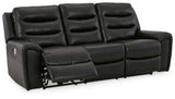 Warlin Black Power Reclining Sofa