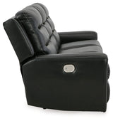 Warlin Black Power Reclining Sofa