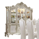 Versailles Bone White Finish Hutch & Buffet