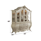 Ragenardus Antique White Finish Hutch & Buffet