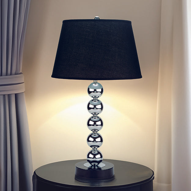 Stacked Ball Chrome 29" Table Lamp