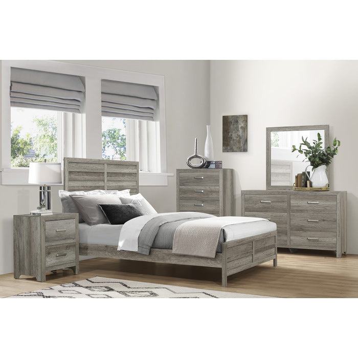 Mandan Weathered Gray Full Bed