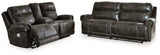 Grearview Power Reclining Sofa and Loveseat