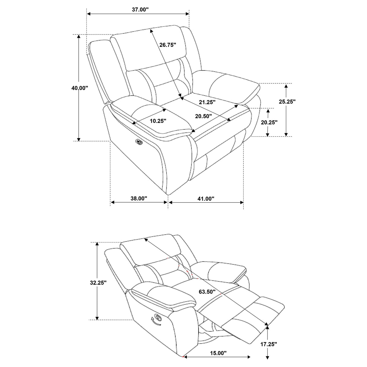 Greer Taupe 3-Piece Upholstered Reclining Sofa Set