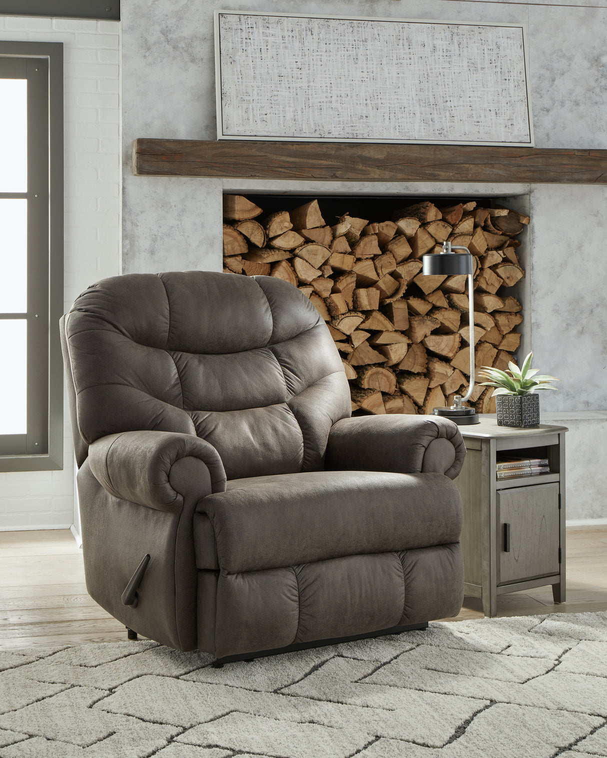 Camera Gunmetal Time Recliner