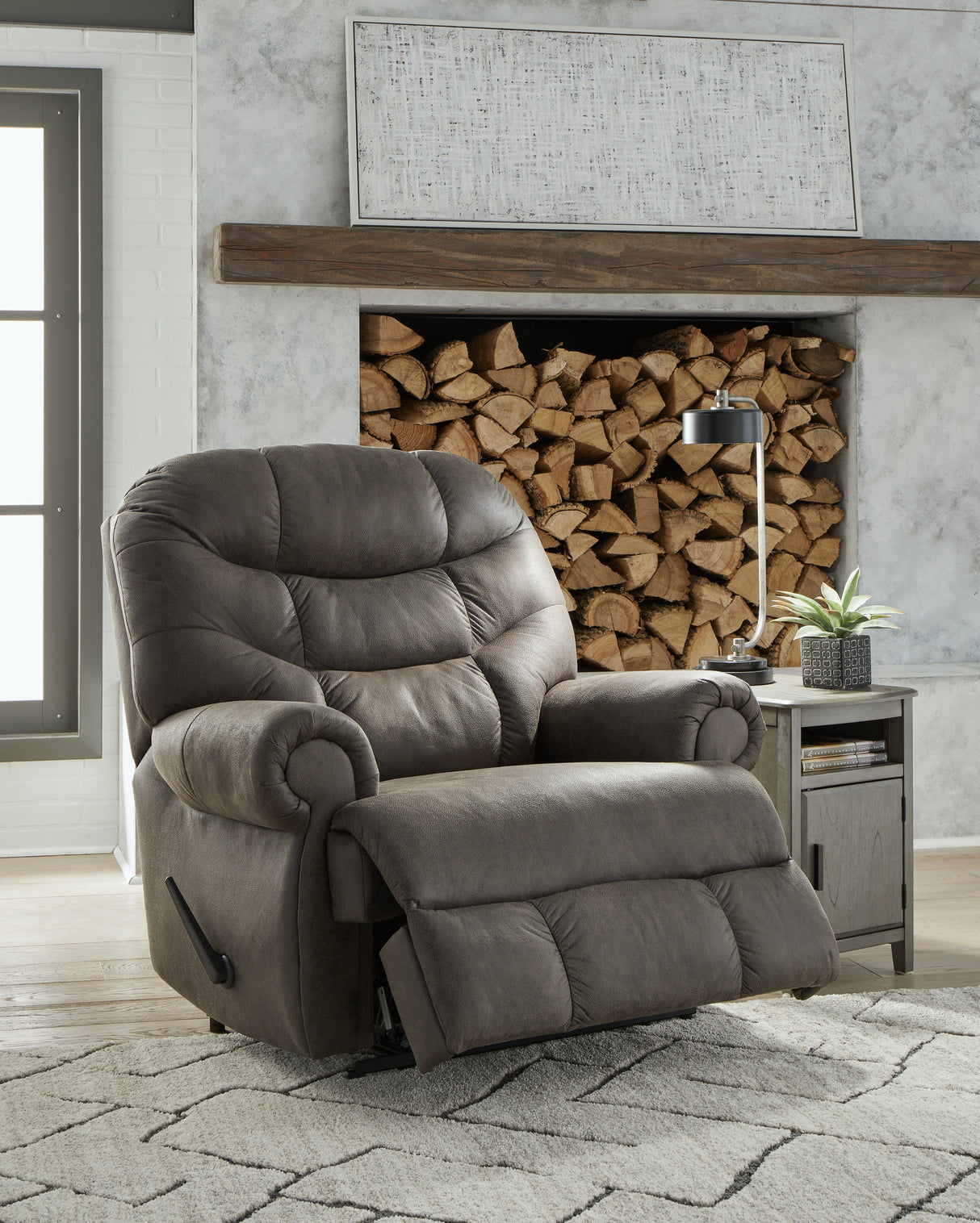 Camera Gunmetal Time Recliner