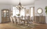 Chelmsford Antique Taupe Finish Dining Table