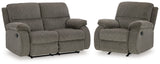 Scranto Reclining Loveseat and Recliner