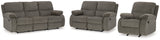 Scranto Reclining Sofa, Loveseat and Recliner