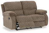 Scranto Oak Reclining Sofa, Loveseat And Recliner