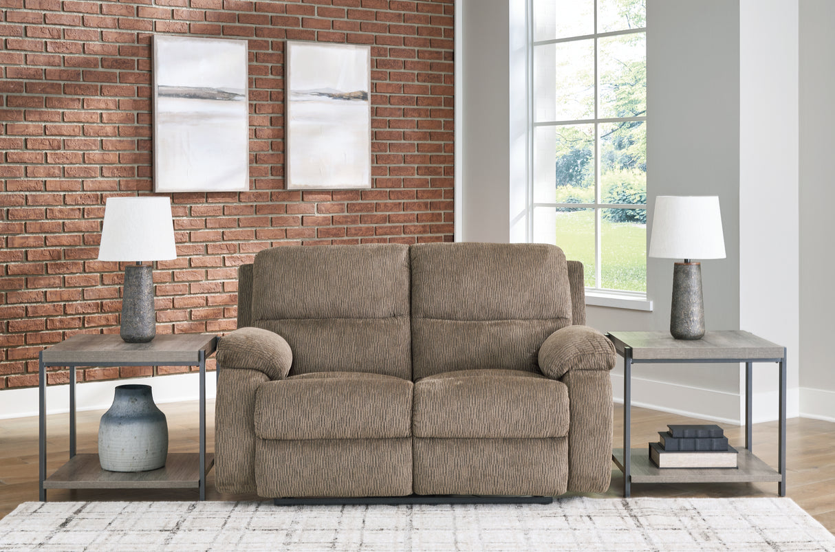 Scranto Oak Reclining Sofa, Loveseat And Recliner