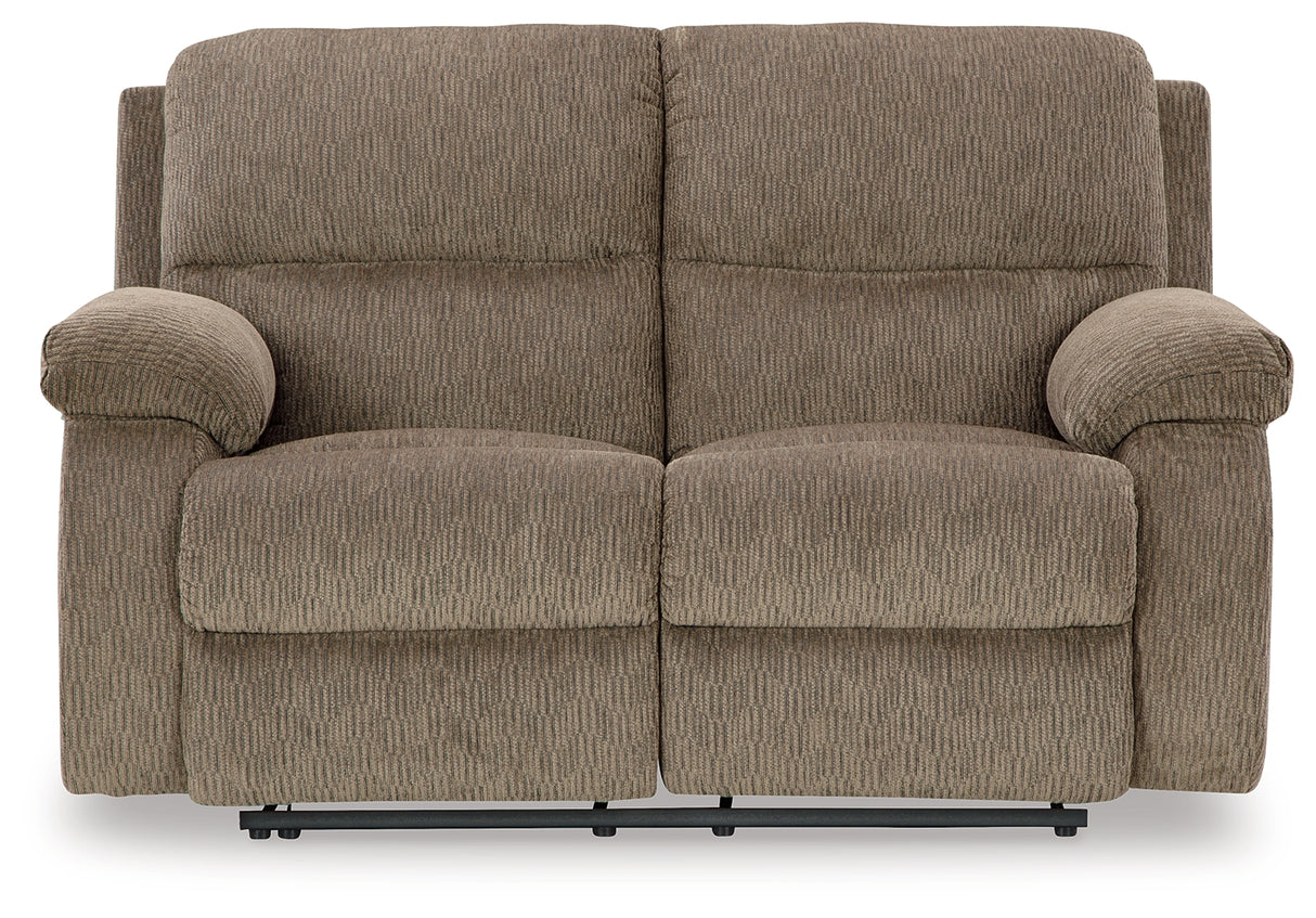 Scranto Oak Reclining Sofa, Loveseat And Recliner