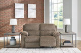 Scranto Oak Reclining Sofa, Loveseat And Recliner