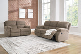 Scranto Oak Reclining Sofa, Loveseat And Recliner