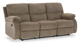 Scranto Oak Reclining Sofa