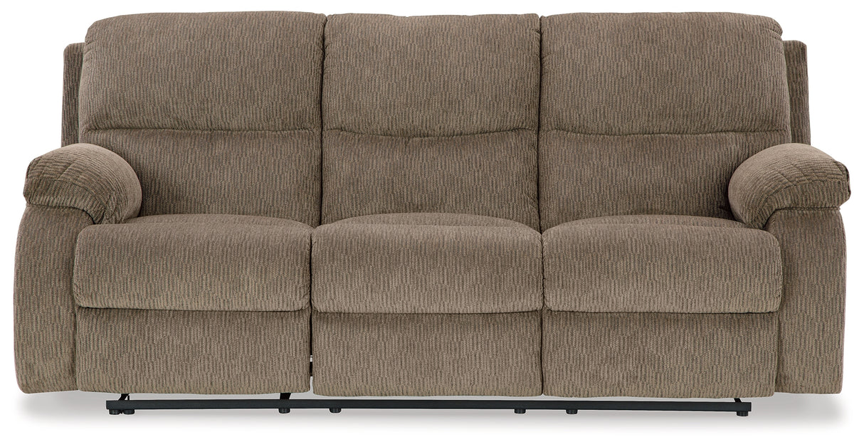 Scranto Oak Reclining Sofa, Loveseat And Recliner