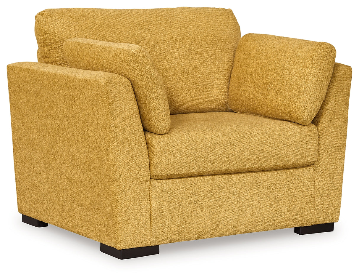 Keerwick Sunflower Sofa, Loveseat, Oversized Chair And Ottoman