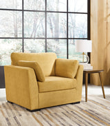 Keerwick Sunflower Sofa, Loveseat, Oversized Chair And Ottoman