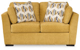 Keerwick Sunflower Sofa, Loveseat, Oversized Chair And Ottoman