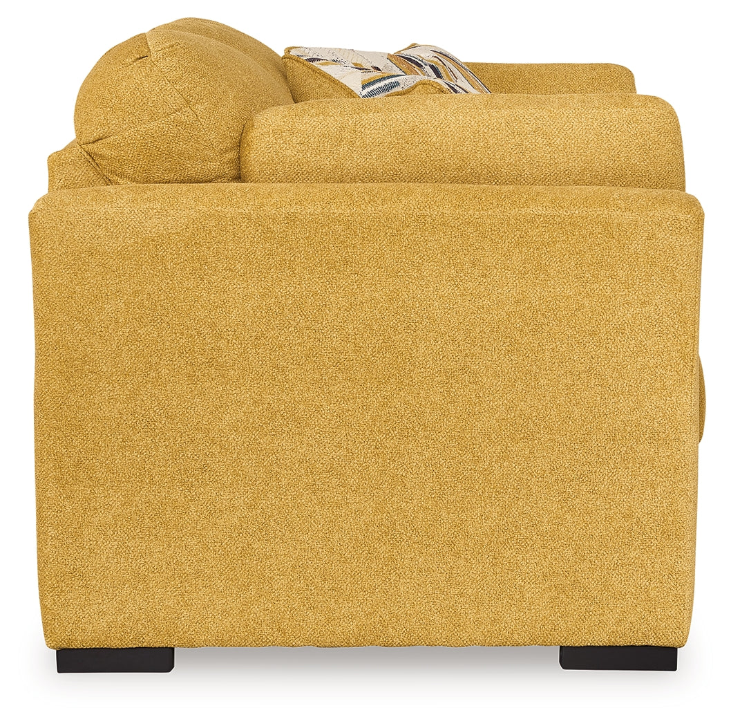 Keerwick Sunflower Sofa, Loveseat, Oversized Chair And Ottoman