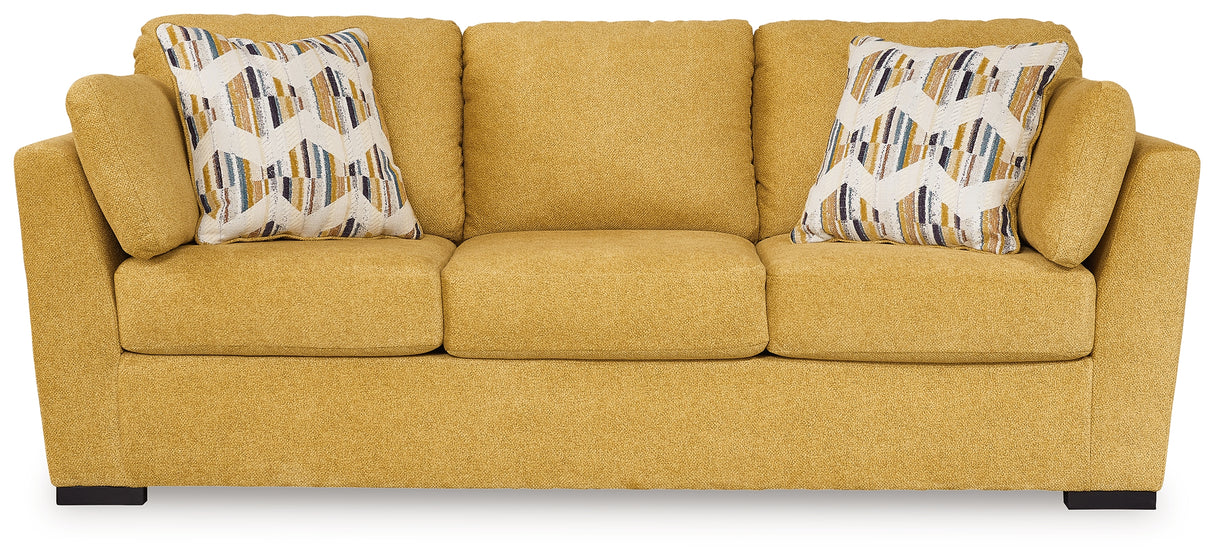 Keerwick Sunflower Sofa, Loveseat, Oversized Chair And Ottoman