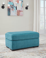 Keerwick Teal Sofa, Loveseat, Oversized Chair And Ottoman