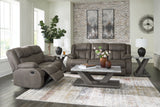 First Base Reclining Sofa and Loveseat