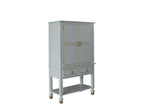 House Pearl Gray Finish Marchese Cabinet